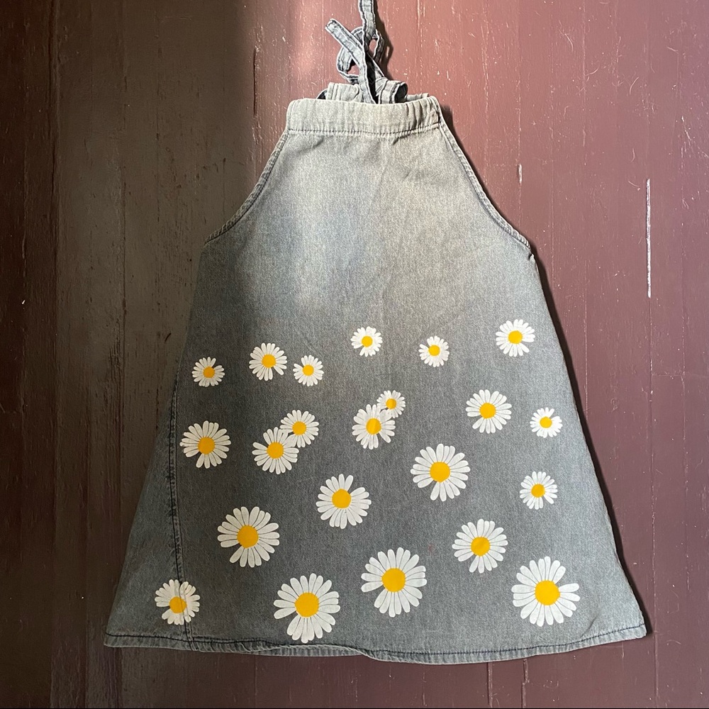 Cute Daisy and Denim Dress